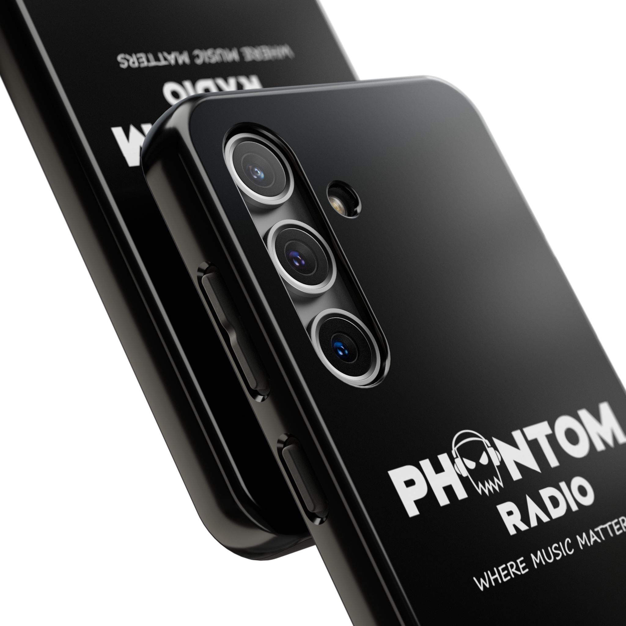 Phantom Radio Tough Phone Case — "Where Music Matters" Black Protective Cover - Image 70