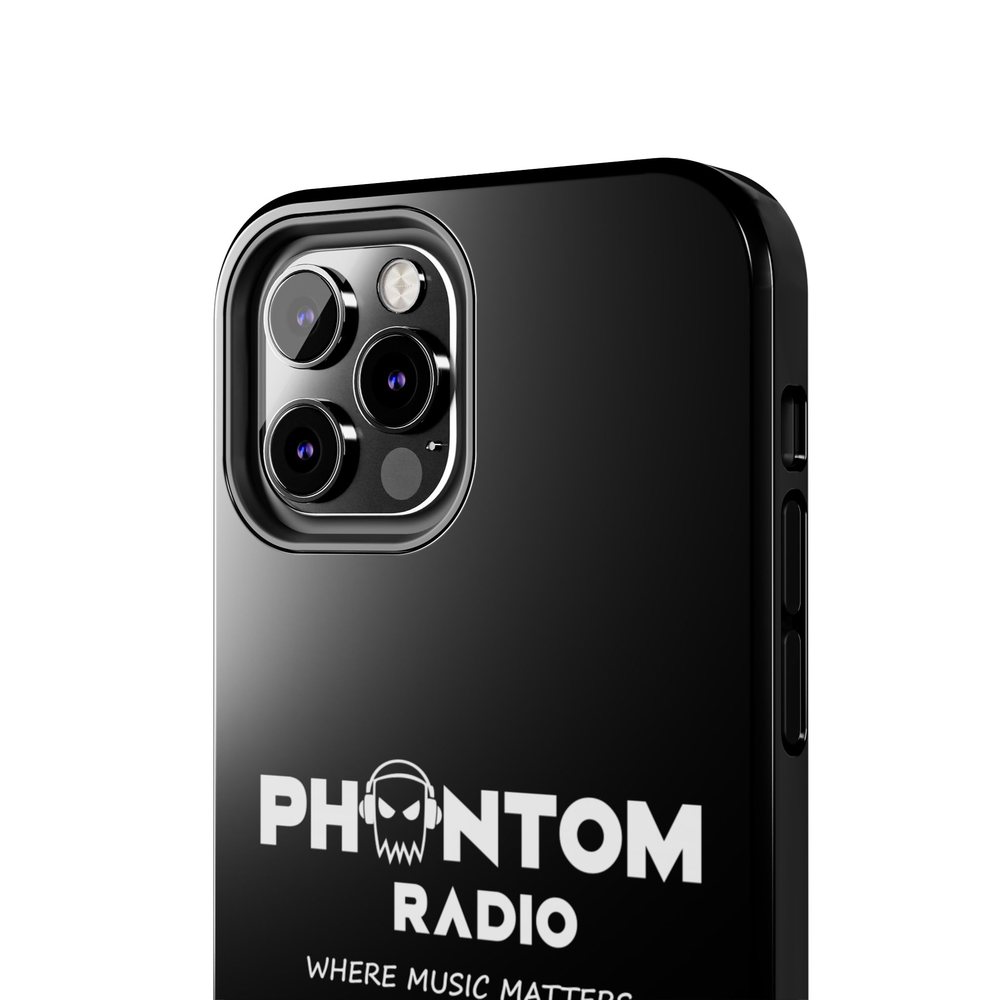 Phantom Radio Tough Phone Case — "Where Music Matters" Black Protective Cover - Image 24