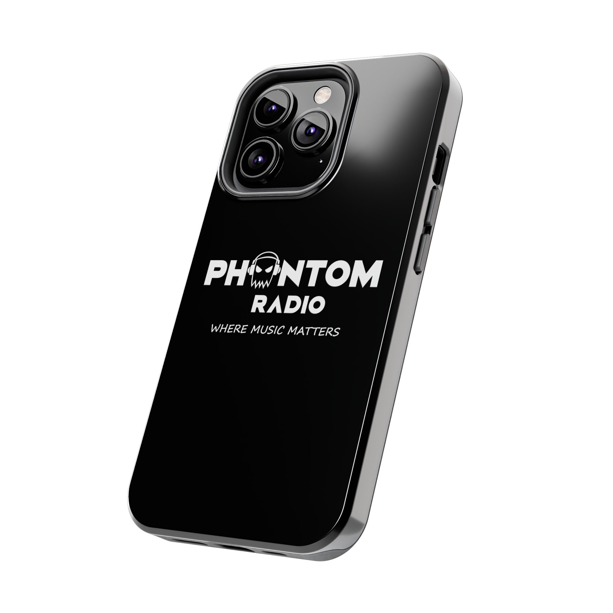 Phantom Radio Tough Phone Case — "Where Music Matters" Black Protective Cover - Image 39