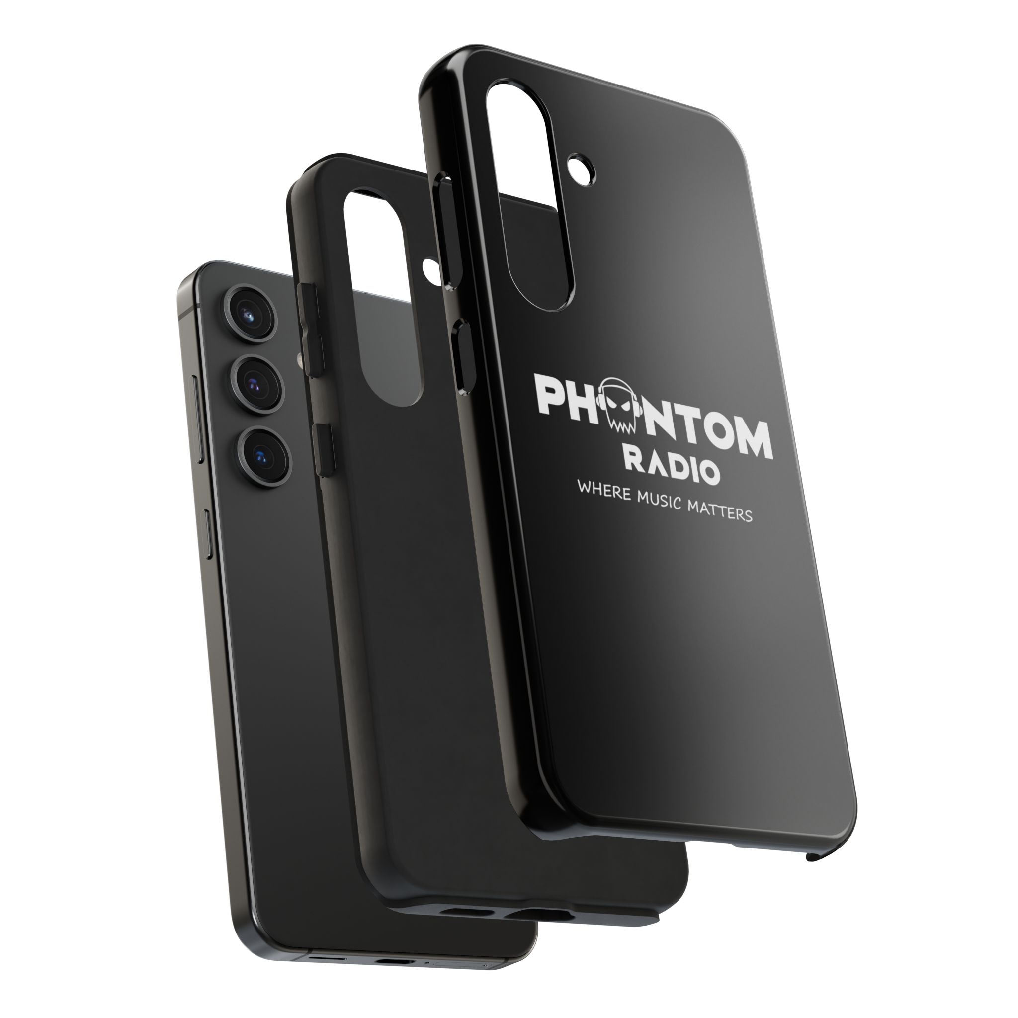 Phantom Radio Tough Phone Case — "Where Music Matters" Black Protective Cover - Image 72