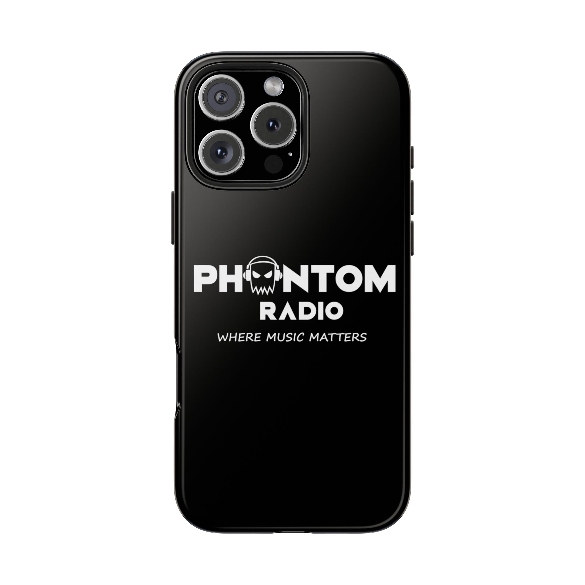 Phantom Radio Tough Phone Case — "Where Music Matters" Black Protective Cover - Image 88
