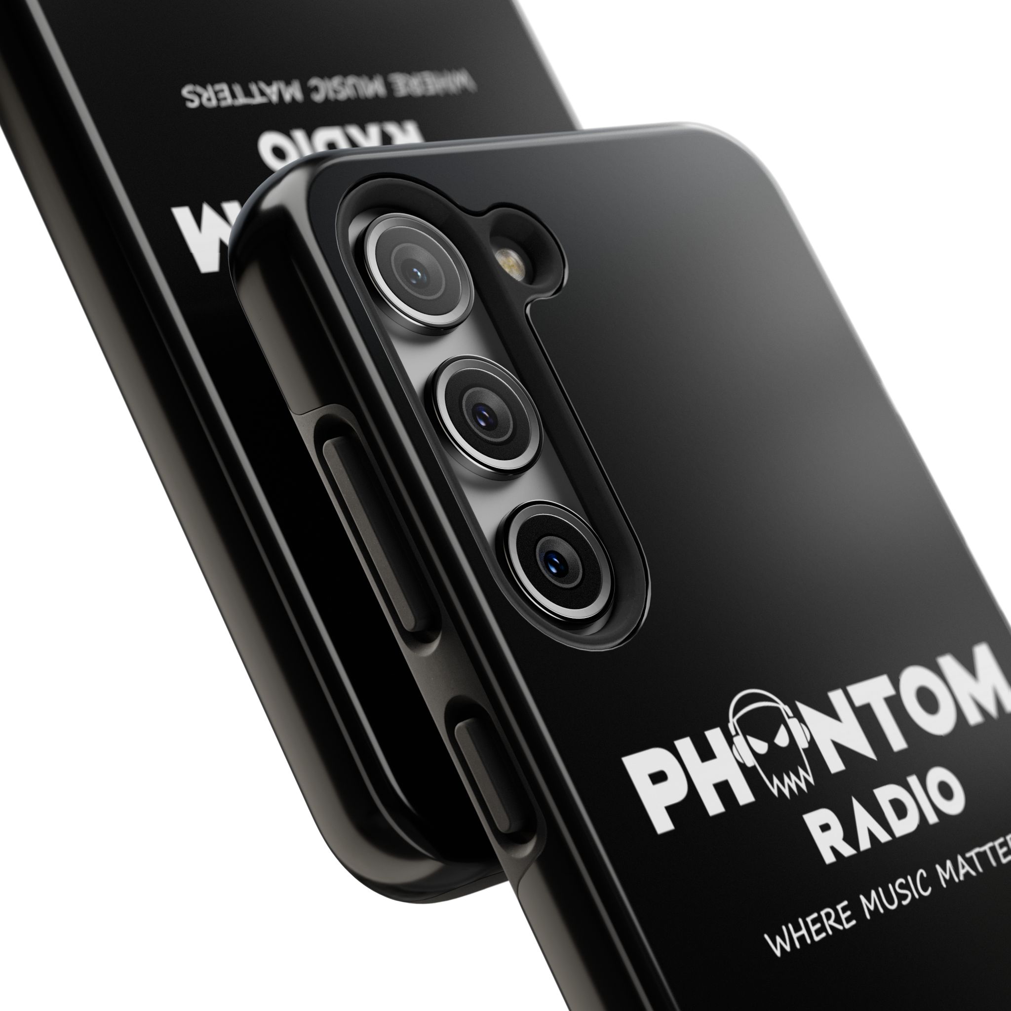 Phantom Radio Tough Phone Case — "Where Music Matters" Black Protective Cover - Image 74