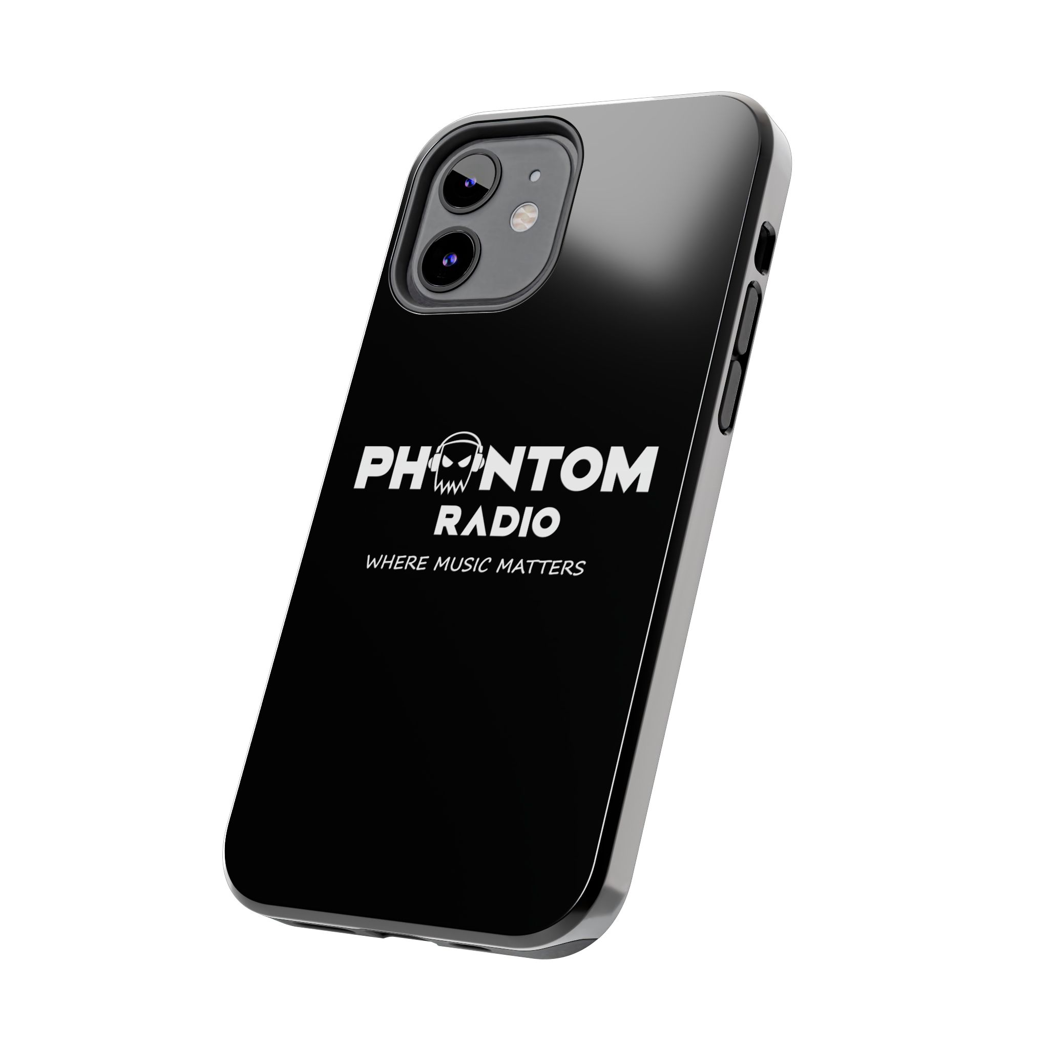 Phantom Radio Tough Phone Case — "Where Music Matters" Black Protective Cover - Image 15