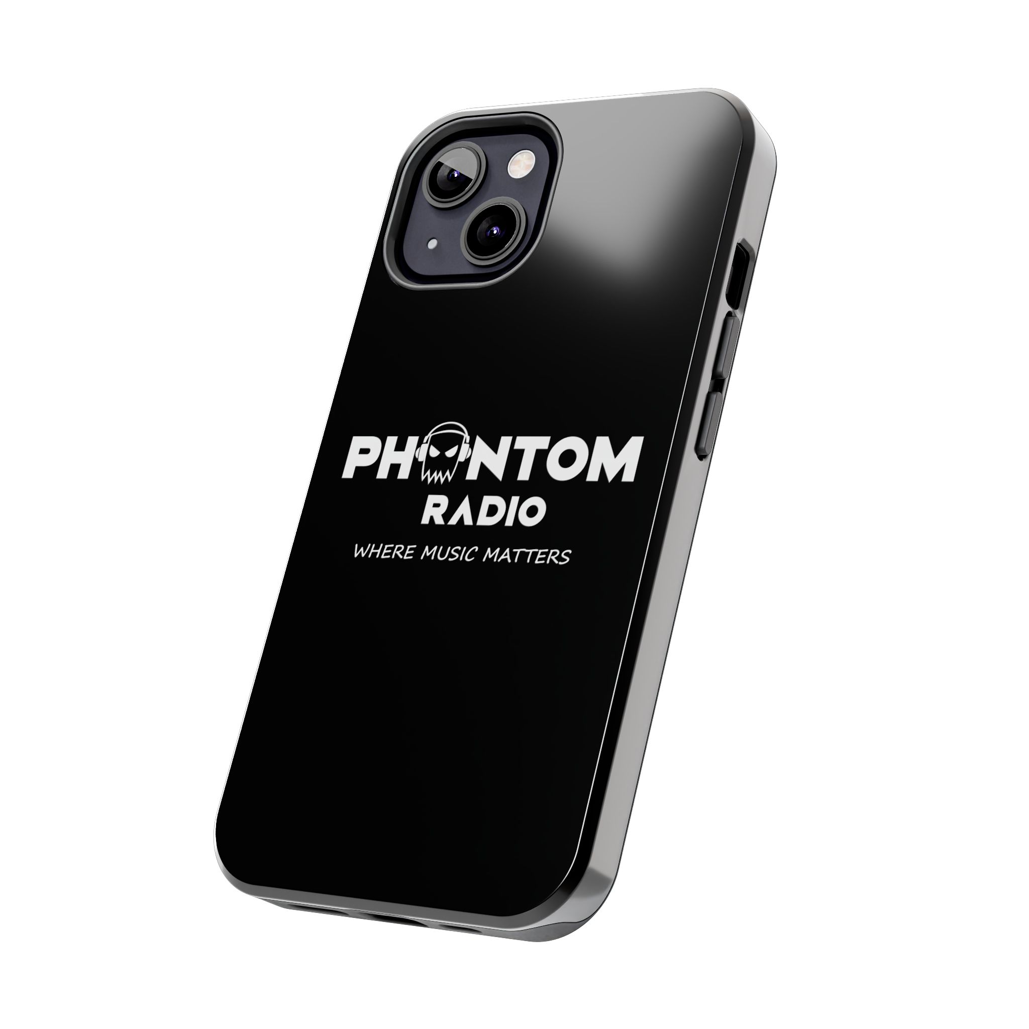 Phantom Radio Tough Phone Case — "Where Music Matters" Black Protective Cover - Image 31