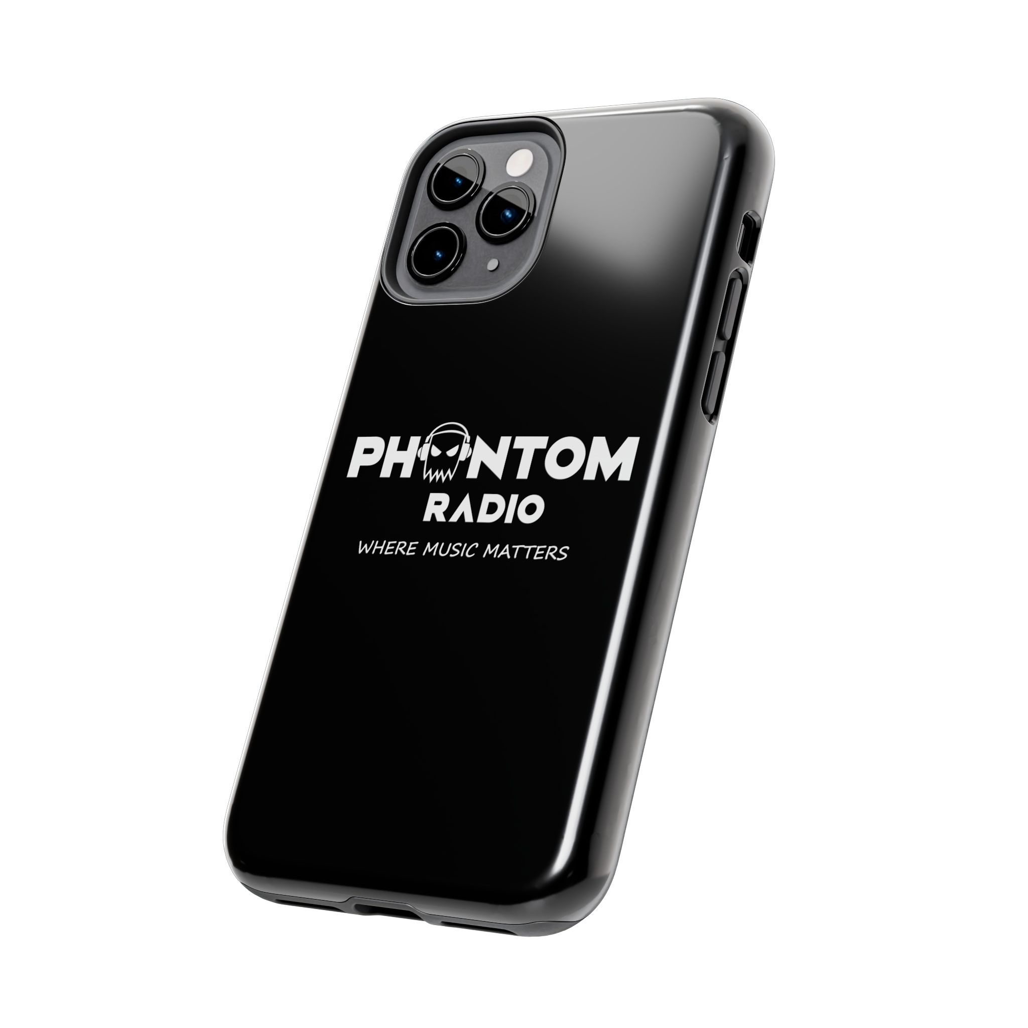 Phantom Radio Tough Phone Case — "Where Music Matters" Black Protective Cover - Image 7
