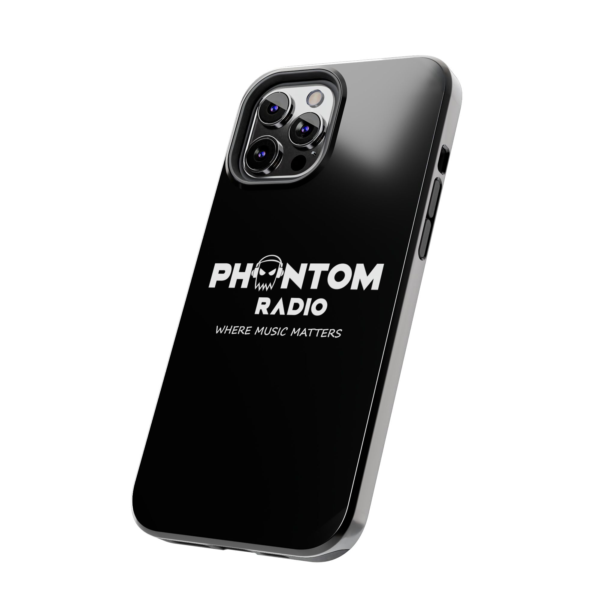 Phantom Radio Tough Phone Case — "Where Music Matters" Black Protective Cover - Image 27
