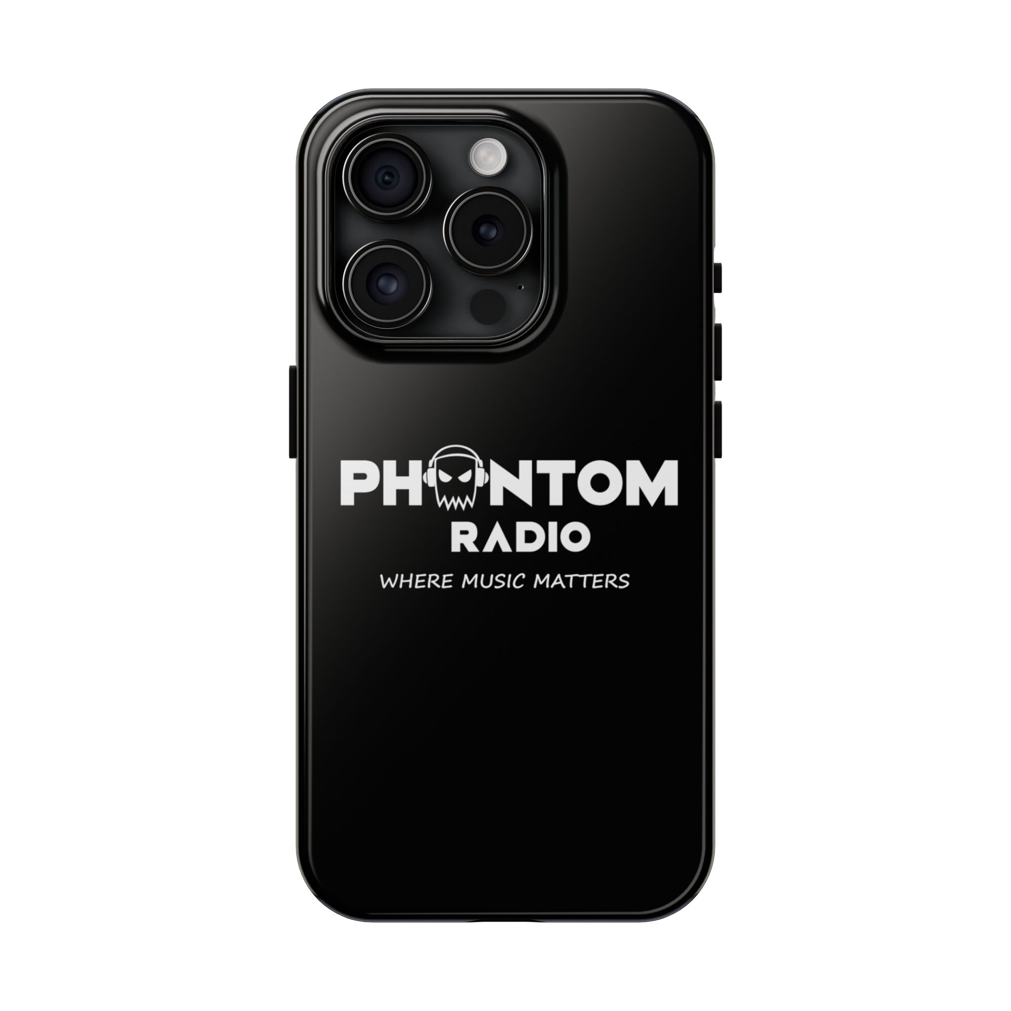 Phantom Radio Tough Phone Case — "Where Music Matters" Black Protective Cover - Image 57
