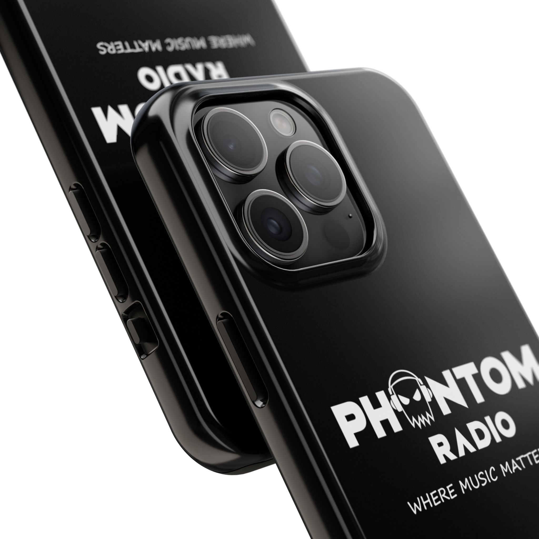 Phantom Radio Tough Phone Case — "Where Music Matters" Black Protective Cover - Image 66