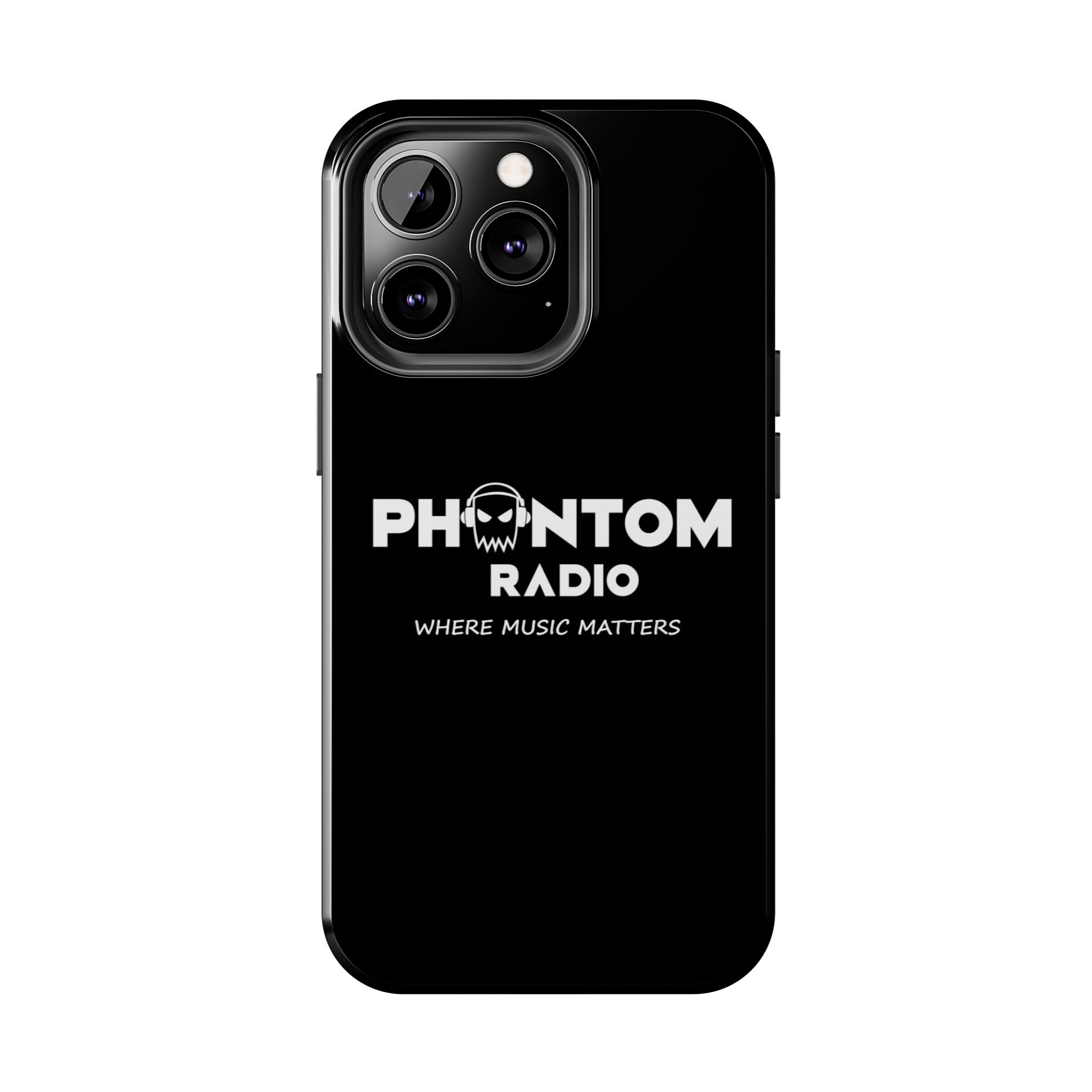 Phantom Radio Tough Phone Case — "Where Music Matters" Black Protective Cover - Image 38