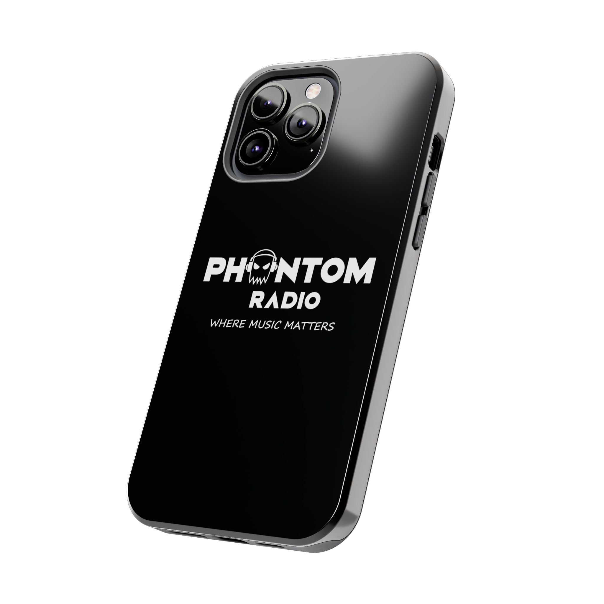 Phantom Radio Tough Phone Case — "Where Music Matters" Black Protective Cover - Image 43