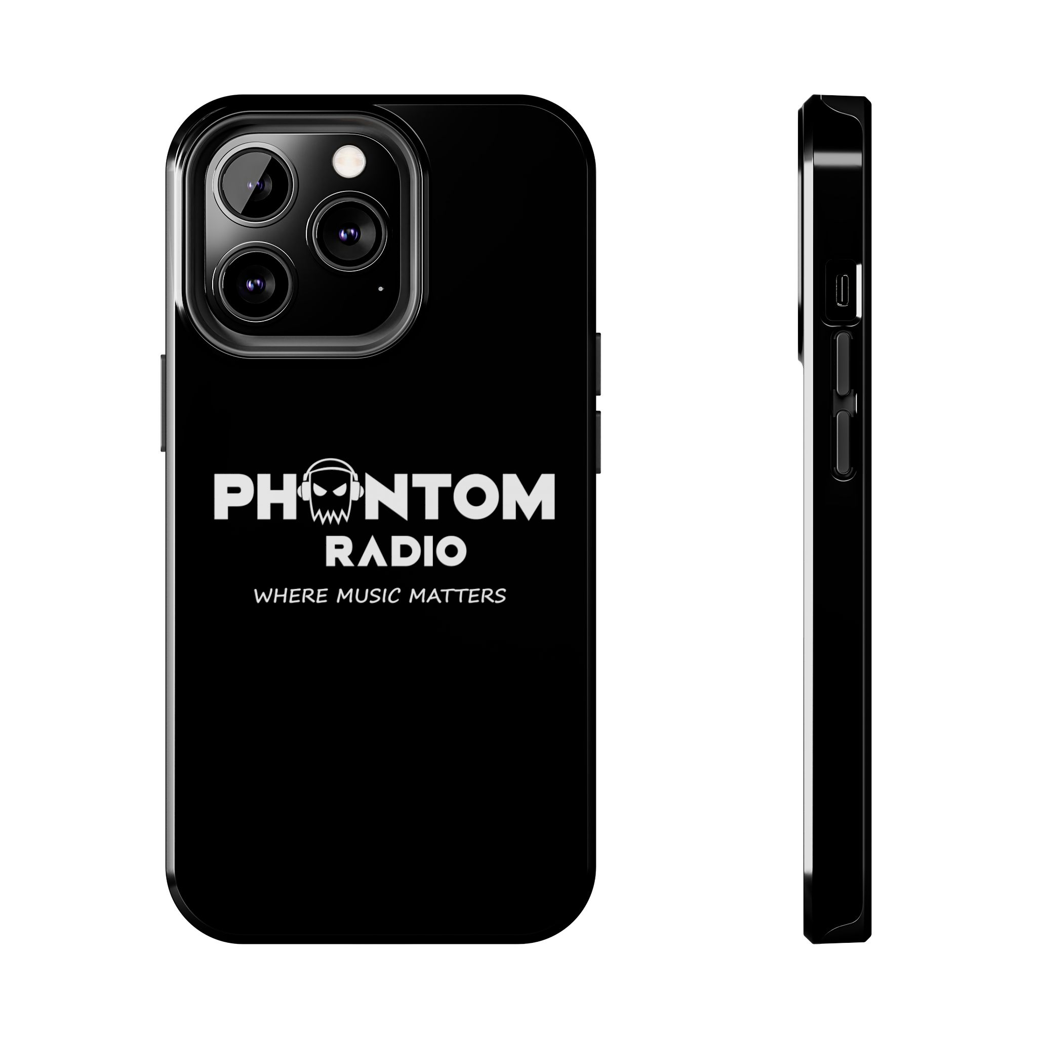 Phantom Radio Tough Phone Case — "Where Music Matters" Black Protective Cover - Image 37