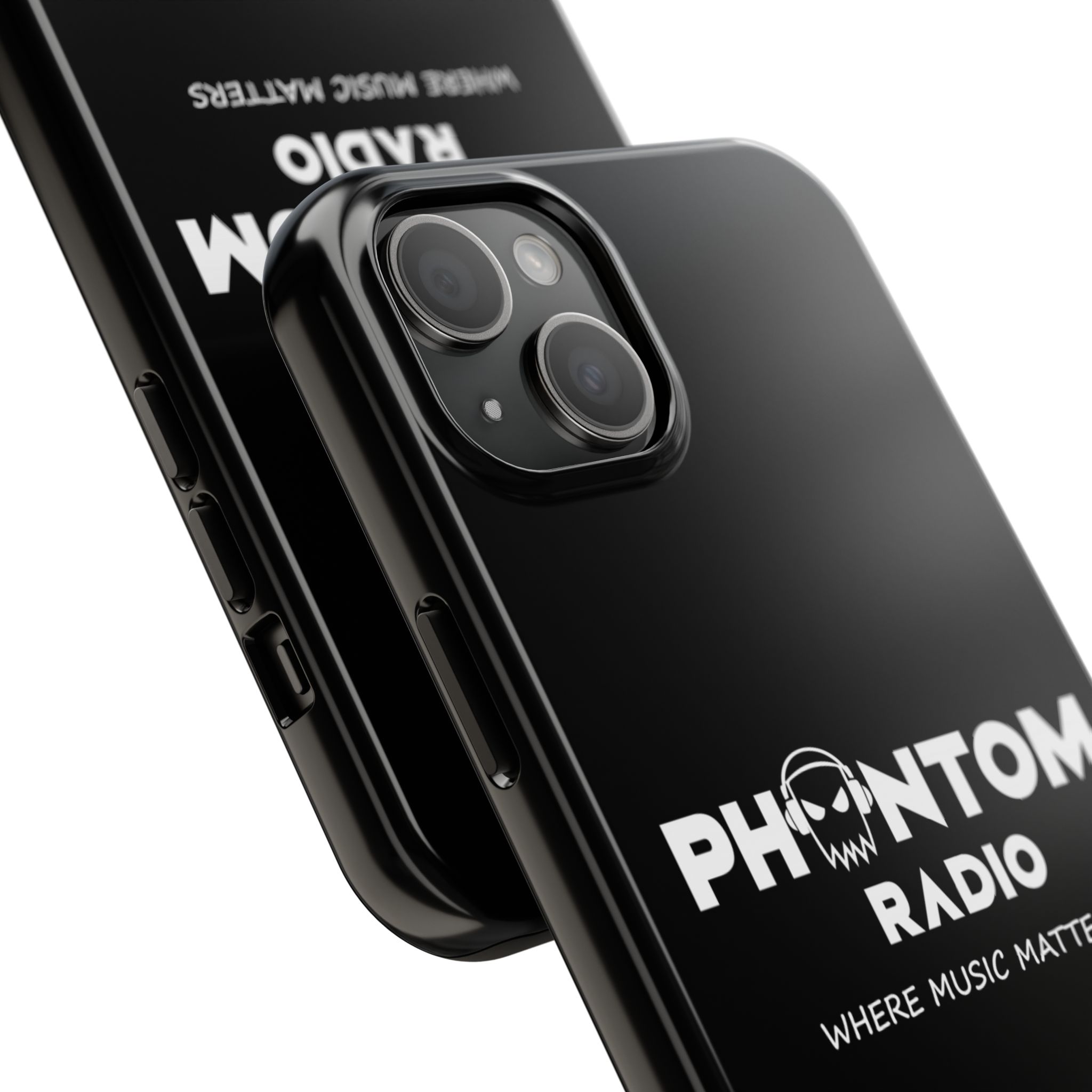 Phantom Radio Tough Phone Case — "Where Music Matters" Black Protective Cover - Image 62