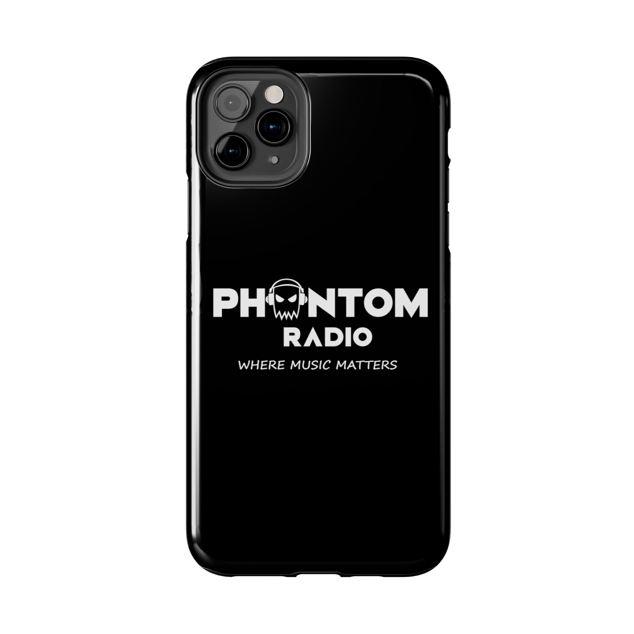 Phantom Radio Tough Phone Case — "Where Music Matters" Black Protective Cover - Image 10
