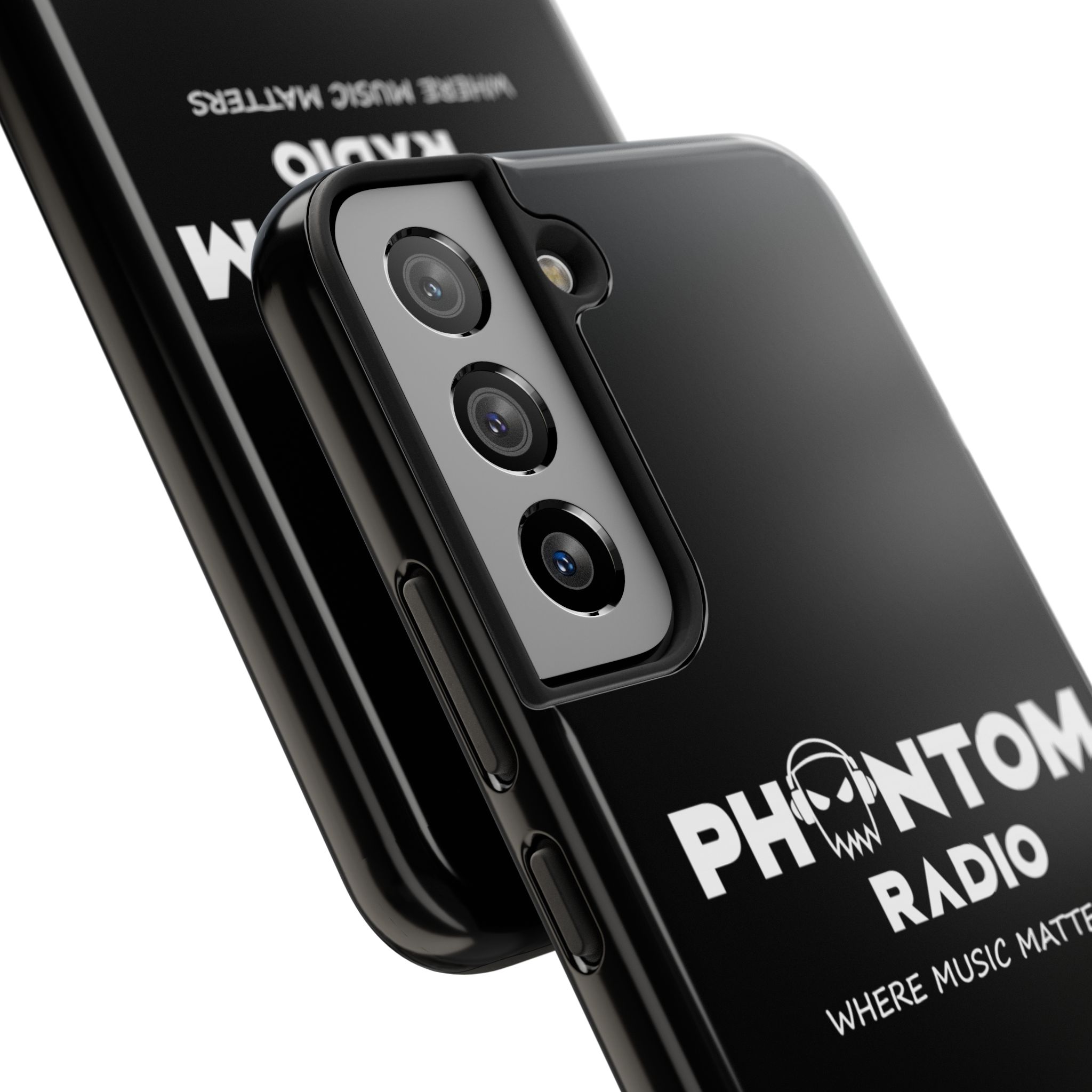Phantom Radio Tough Phone Case — "Where Music Matters" Black Protective Cover - Image 78