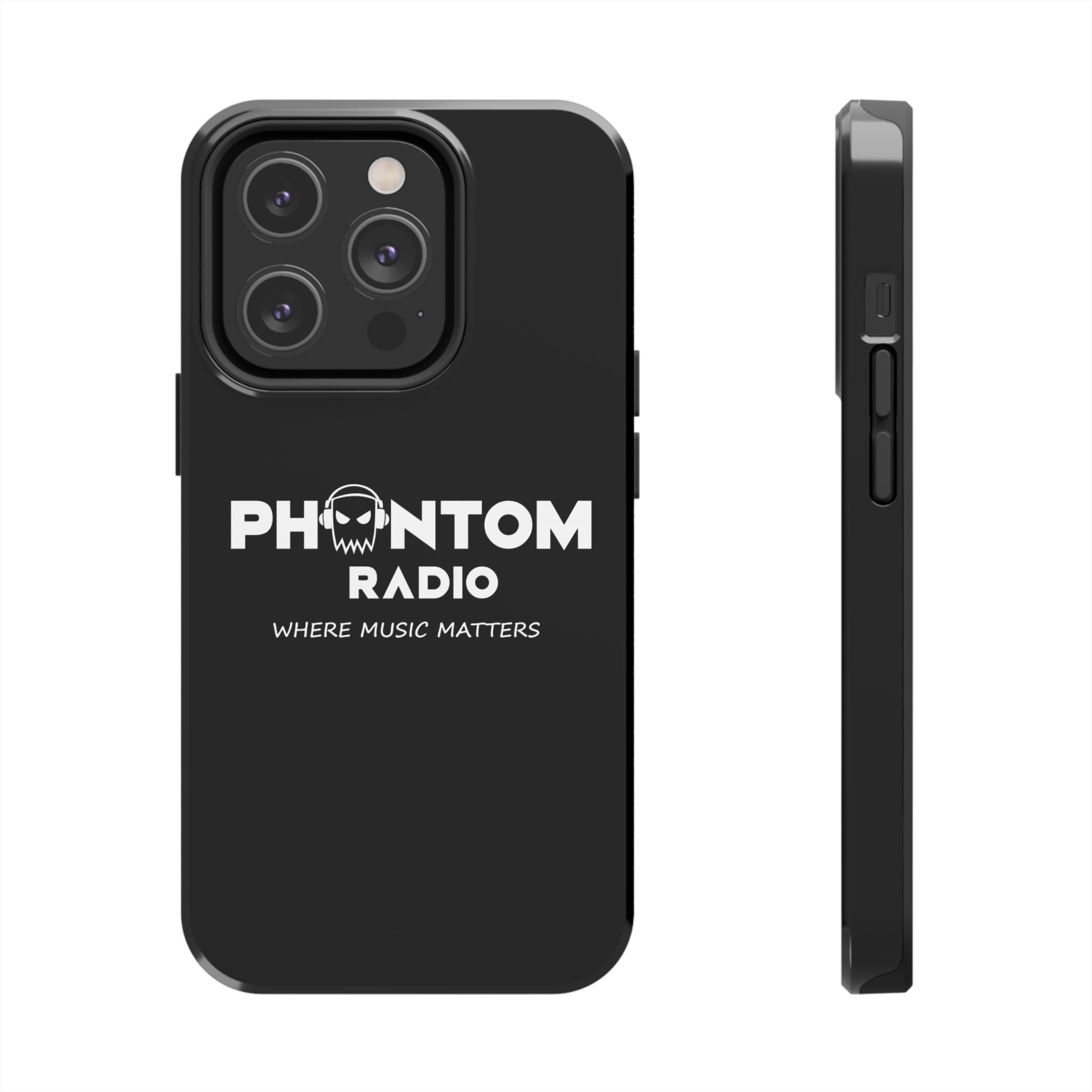 Phantom Radio Tough Phone Case — "Where Music Matters" Black Protective Cover - Image 47