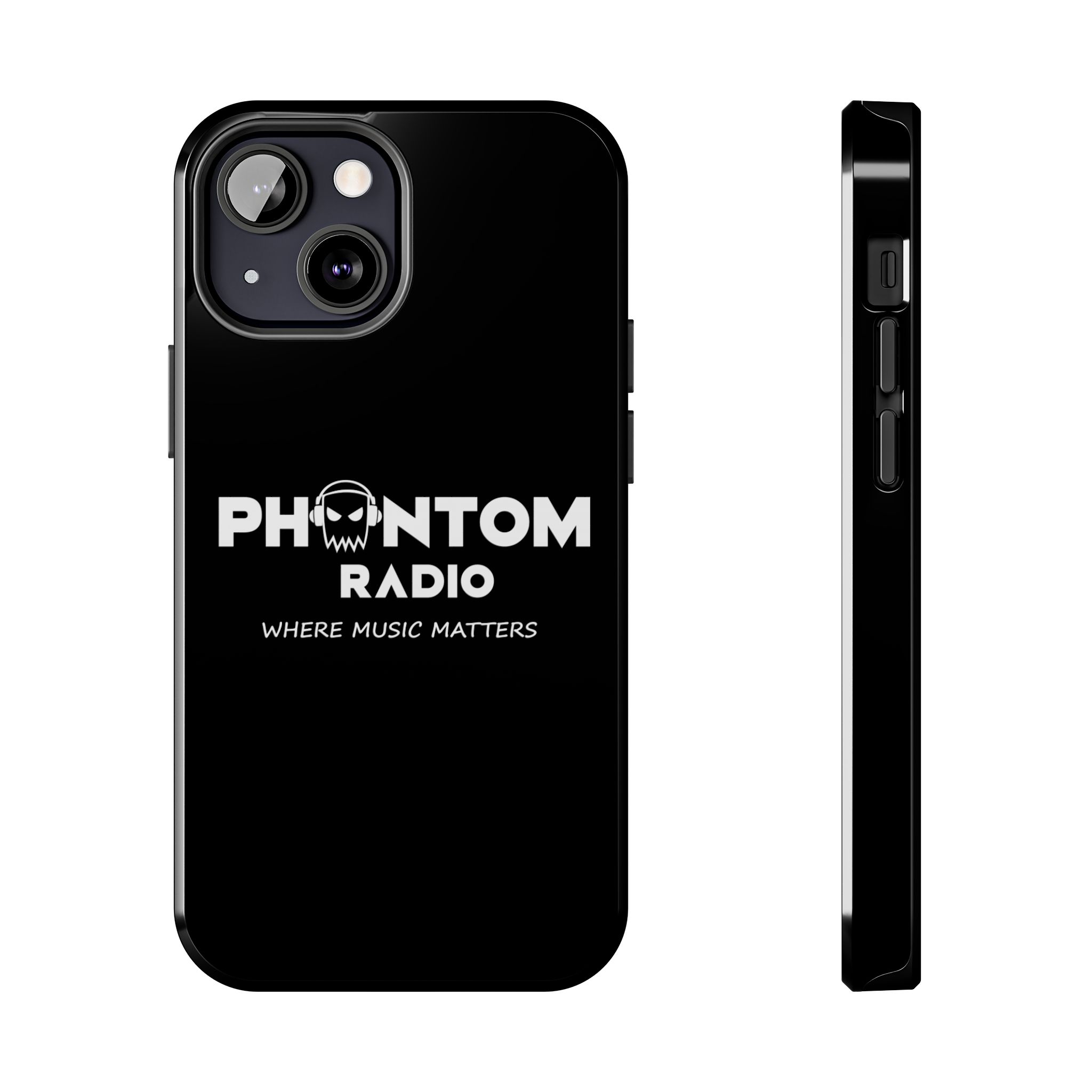 Phantom Radio Tough Phone Case — "Where Music Matters" Black Protective Cover - Image 33