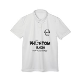 Phantom Radio Polo Shirt — 'Phantom Radio: Where Music Matters' Logo Polo