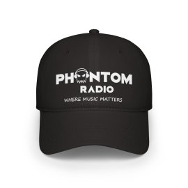 Phantom Radio Low Profile Cap – "Where Music Matters" Embroidered Hat