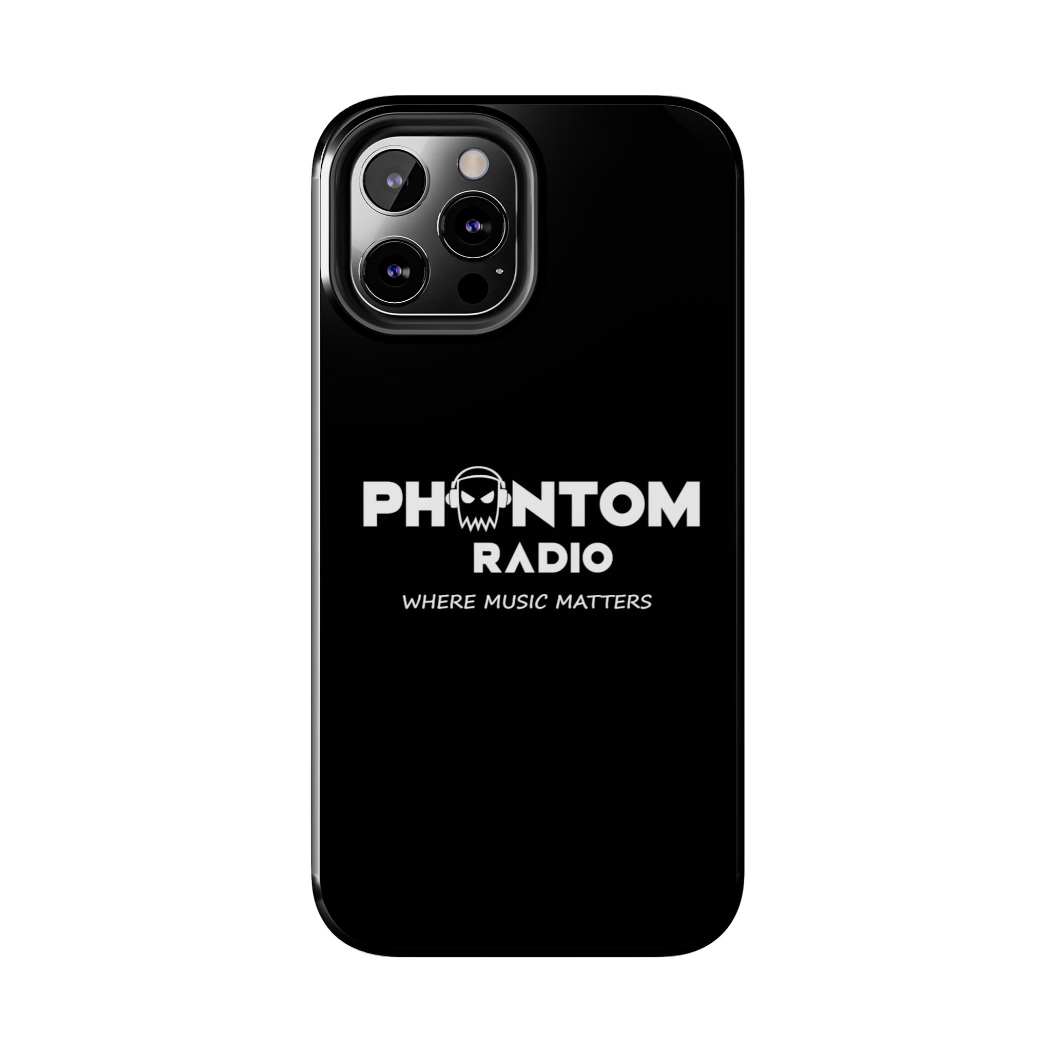 Phantom Radio Tough Phone Case — "Where Music Matters" Black Protective Cover - Image 26