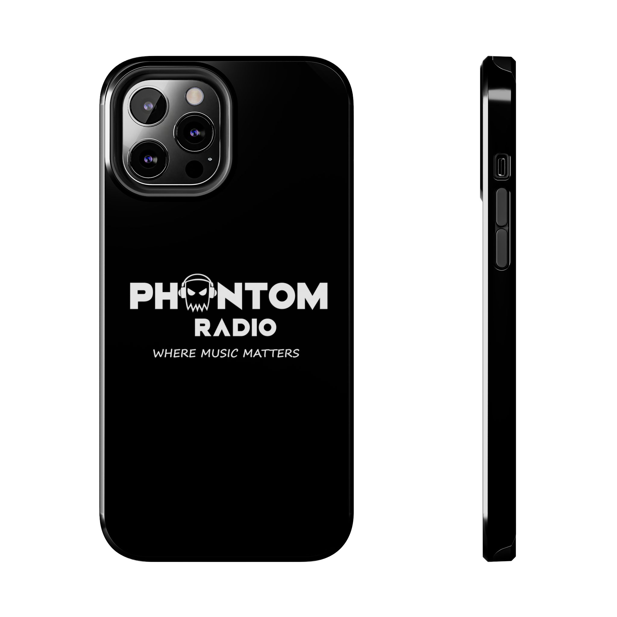 Phantom Radio Tough Phone Case — "Where Music Matters" Black Protective Cover - Image 25