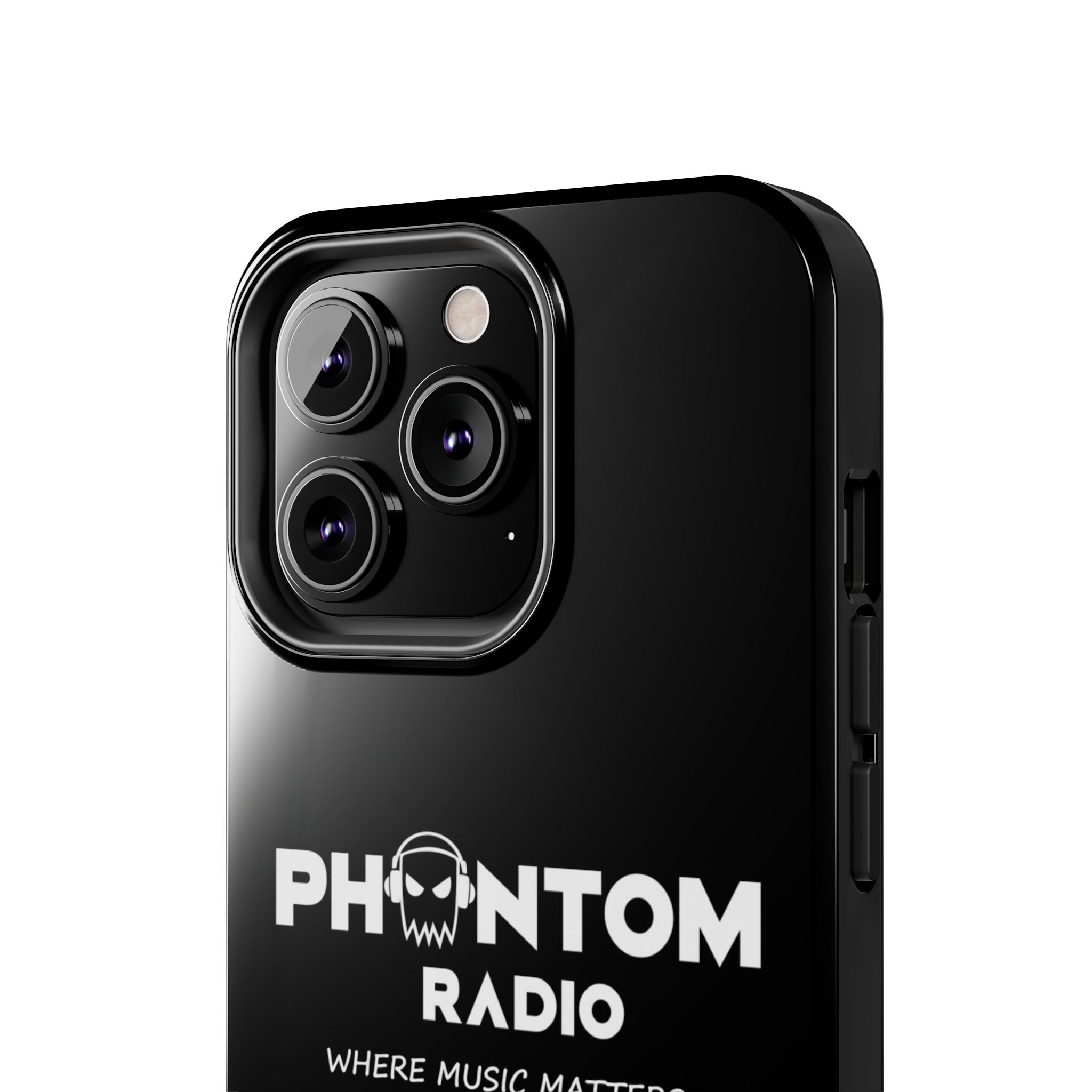 Phantom Radio Tough Phone Case — "Where Music Matters" Black Protective Cover - Image 40
