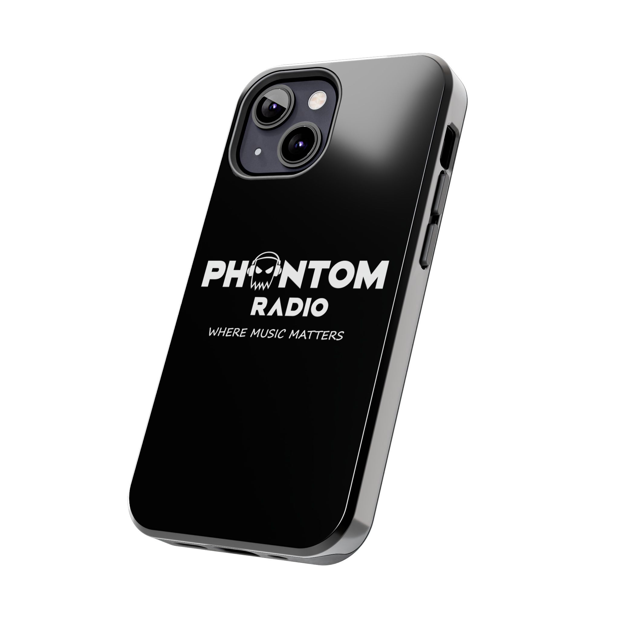 Phantom Radio Tough Phone Case — "Where Music Matters" Black Protective Cover - Image 35