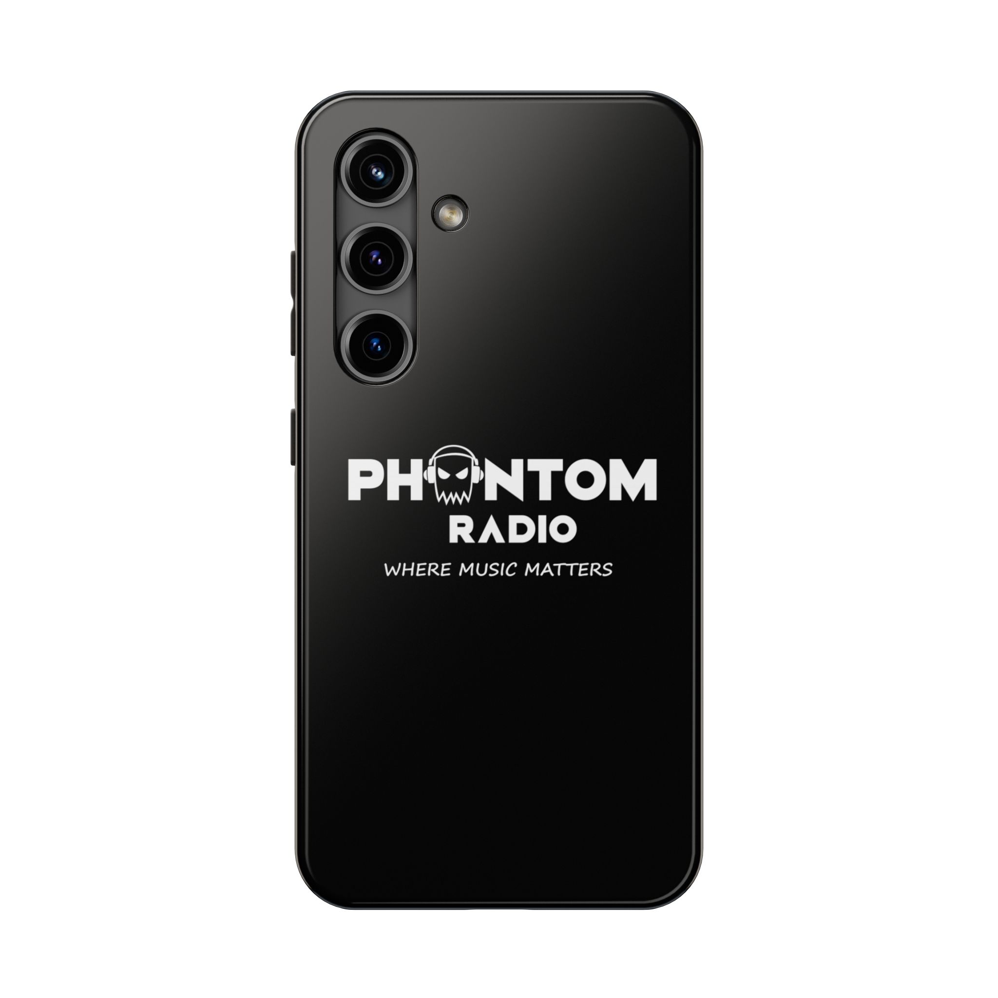 Phantom Radio Tough Phone Case — "Where Music Matters" Black Protective Cover - Image 69