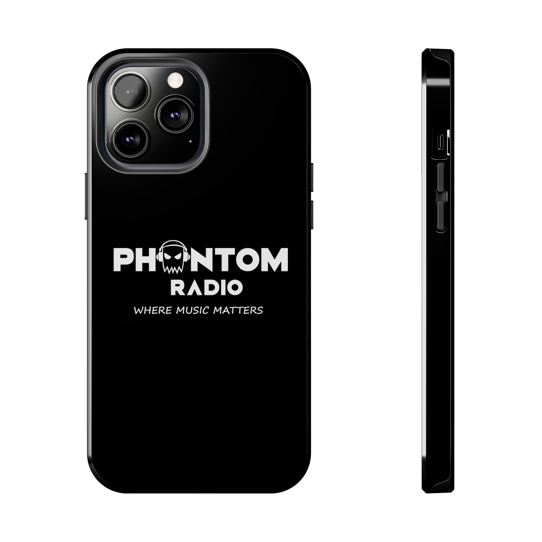 Phantom Radio Tough Phone Case — "Where Music Matters" Black Protective Cover - Image 41