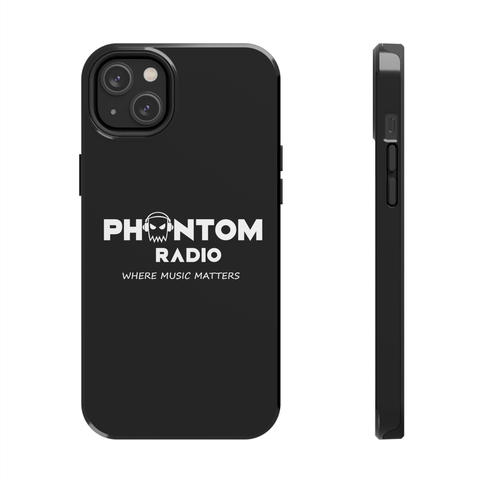 Phantom Radio Tough Phone Case — "Where Music Matters" Black Protective Cover - Image 51