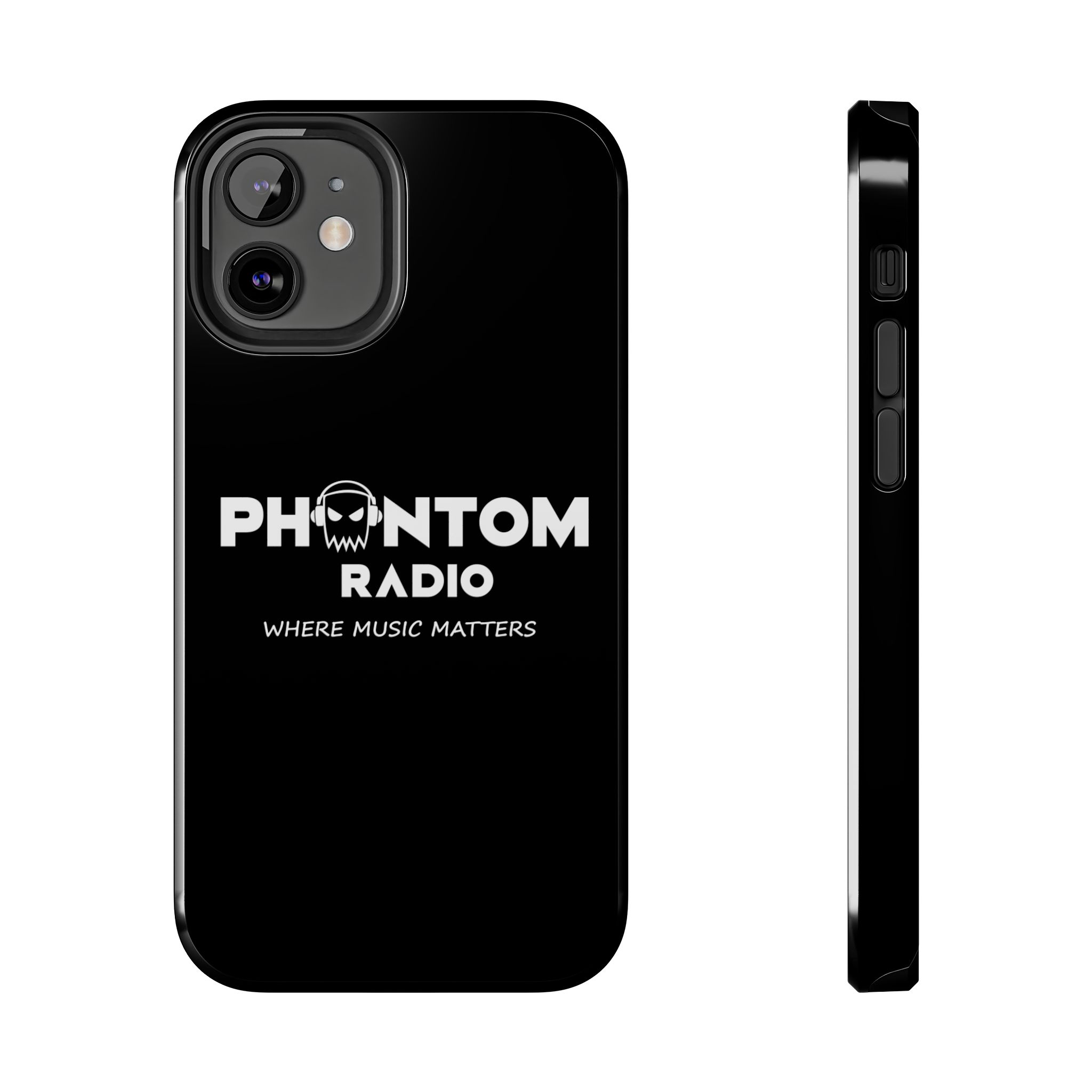 Phantom Radio Tough Phone Case — "Where Music Matters" Black Protective Cover - Image 17